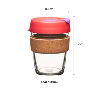 (Ready Stock)Original Keepcup Coffee Espresso Glass Reusable Cup Reusable 12oz|340ml