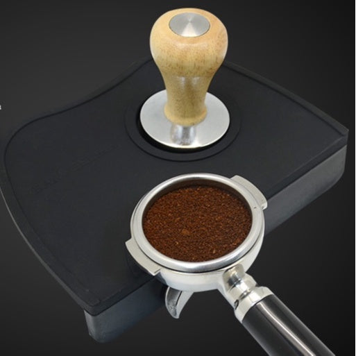 (Ready Stock)Espresso Coffee Tamper Mat Silicone Anti Slip Function Black Col Various Size