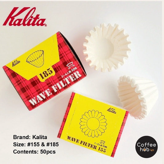 (Ready Stock) ORIGINAL Genuine Kalita Wave Filter 155 185 50 Sheets Per Box