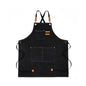 (READY STOCK)Cafe Barista Kitchen Premium Apron Unisex With  Waist Pocket Adjustable Length Various Cols