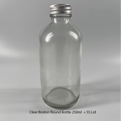 (READY STOCK)Coffee Cold Brew Tonic Drink Clear DIY Decoration Bottle Thick Glass With Aluminum Seal Cap 200ml 250ml