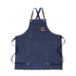 (READY STOCK)Cafe Barista Kitchen Premium Apron Unisex With  Waist Pocket Adjustable Length Various Cols