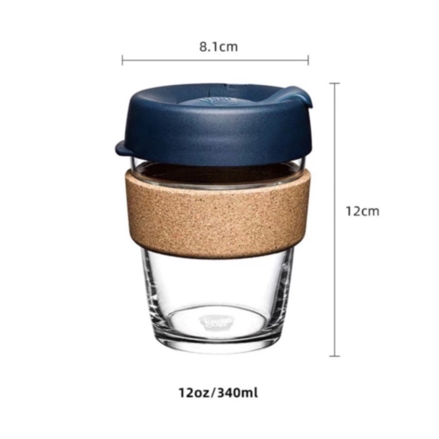 (Ready Stock)Original Keepcup Coffee Espresso Glass Reusable Cup Reusable 12oz|340ml