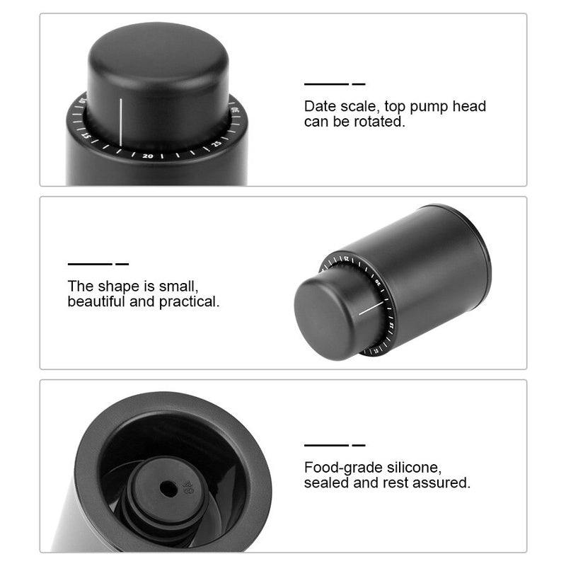 (Ready Stock)Air Pump Wine Bottle Vacuum Stopper Sealed Fresh Preserver