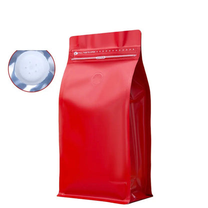 (READY STOCK)Coffee Bag Aluminium Foil Packaging Bag With Air Valve Sealed Food Powder Tea Powder Nuts Storage Airtight