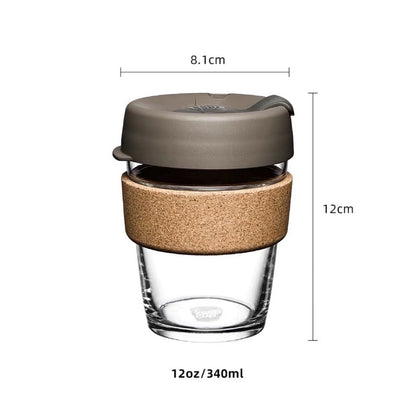 (Ready Stock)Original Keepcup Coffee Espresso Glass Reusable Cup Reusable 12oz|340ml