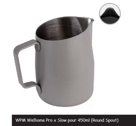 (Ready Stock)WPM Welhome Pro Milk Pitcher Professional Latte Art Pouring 300ml 450ml 500ml