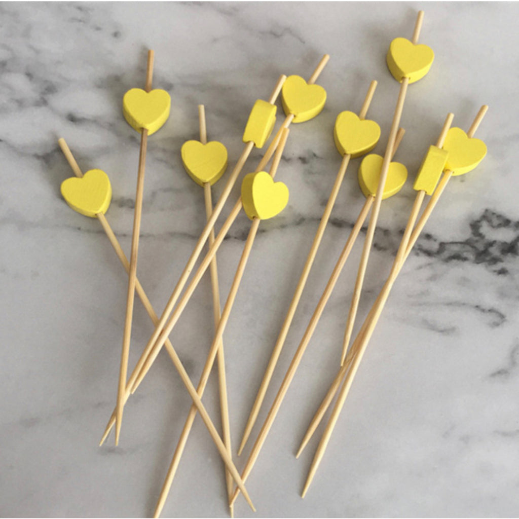 (READY STOCK)Bamboo Knot Shape Cocktail Sticks Pick Martini Drink Stick Pick Bar Buffets Cupcake Disposable 100pcs