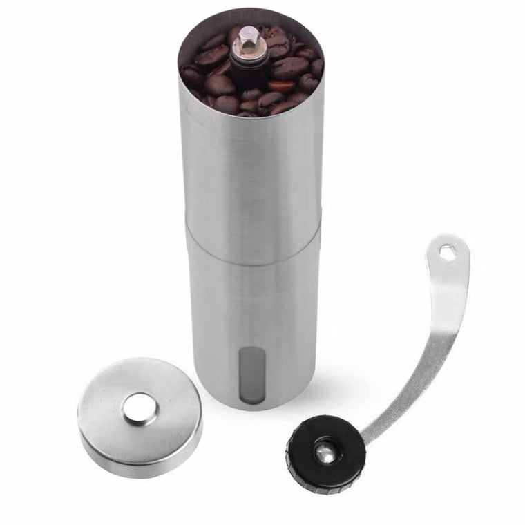 (Ready Stock)Coffee Bean Hand Brew Pour Over French Press Grinder Stainless Steel Ceramic Burr