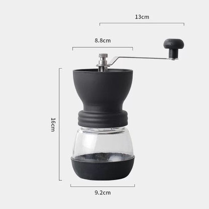 (Ready Stock)Coffee Bean Hand Brew Pour Over French Press Grinder Stainless Steel Ceramic Burr