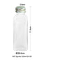 (READY STOKC)PET Clear Plastic Bottle 3.8cm Wide Storage Container Beverage Milk Juice Tea Coffee 200/250/300/350ml