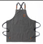 (READY STOCK)Cafe Barista Kitchen Premium Apron Unisex With  Waist Pocket Adjustable Length Various Cols