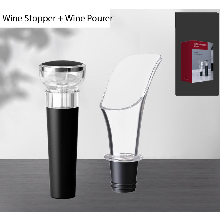 (Ready Stock)Air Pump Wine Bottle Vacuum Stopper Sealed Fresh Preserver