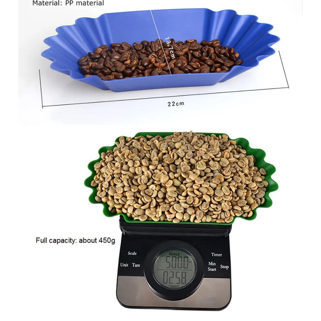 (Ready Stock)Coffee Bean Display Tray Plastic Sample Showing Plate Reusable For Green and Roasted Bean