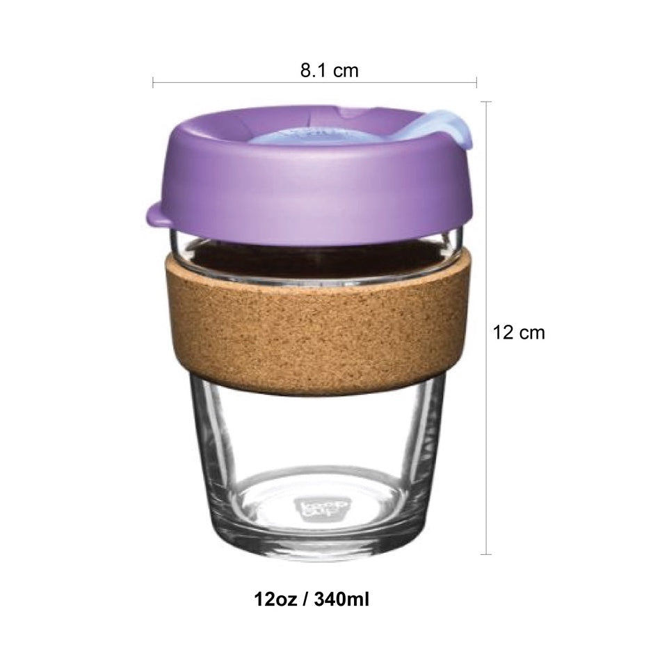 (Ready Stock)Original Keepcup Coffee Espresso Glass Reusable Cup Reusable 12oz|340ml