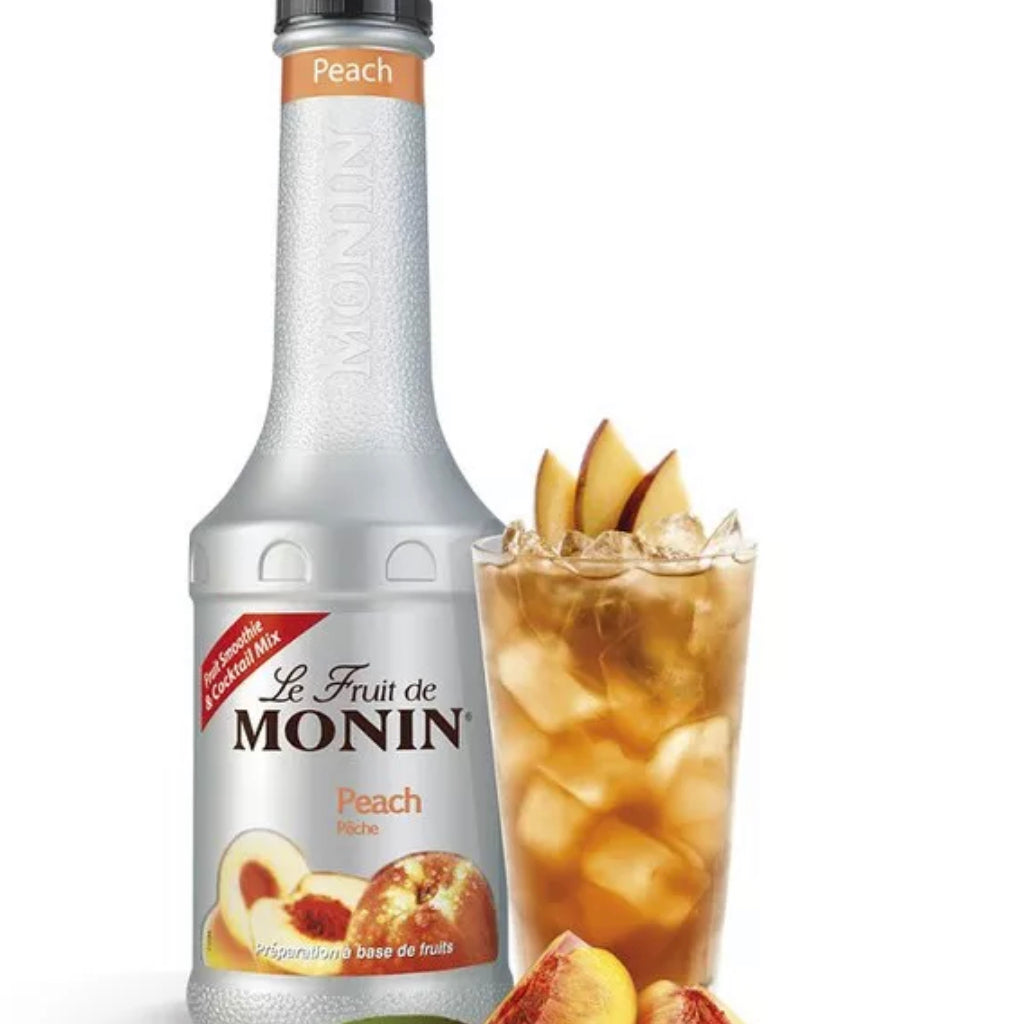 (Ready Stock)MONIN Puree Fruit Mix 1 Litre Various Flavors Strawberry Passion Fruit Peach