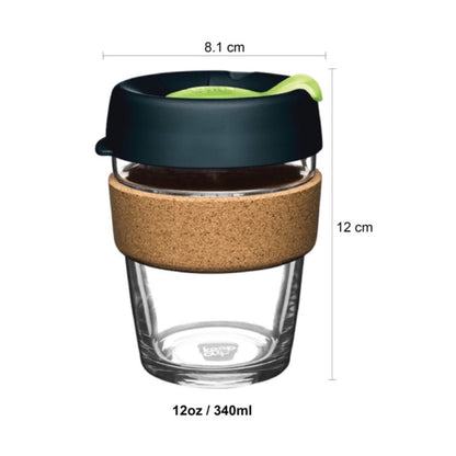 (Ready Stock)Original Keepcup Coffee Espresso Glass Reusable Cup Reusable 12oz|340ml