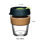 (Ready Stock)Original Keepcup Coffee Espresso Glass Reusable Cup Reusable 12oz|340ml