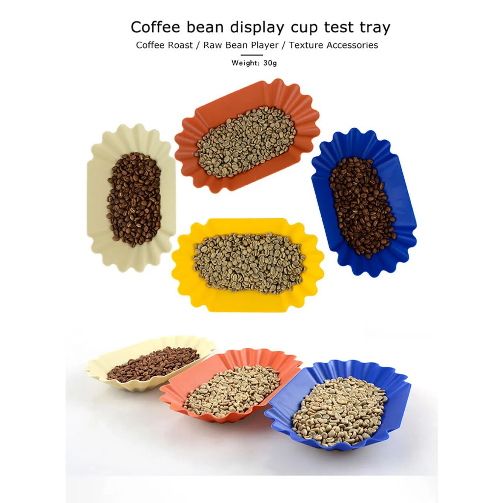 (Ready Stock)Coffee Bean Display Tray Plastic Sample Showing Plate Reusable For Green and Roasted Bean