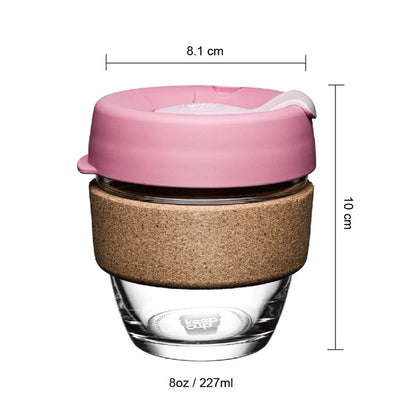 (Ready Stock)Original Keepcup Coffee Espresso Glass Reusable Cup Reusable 12oz|340ml