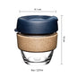 (Ready Stock)Original Keepcup Coffee Espresso Glass Reusable Cup Reusable 12oz|340ml