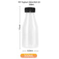 (READY STOKC)PET Clear Plastic Bottle 3.8cm Wide Storage Container Beverage Milk Juice Tea Coffee 200/250/300/350ml