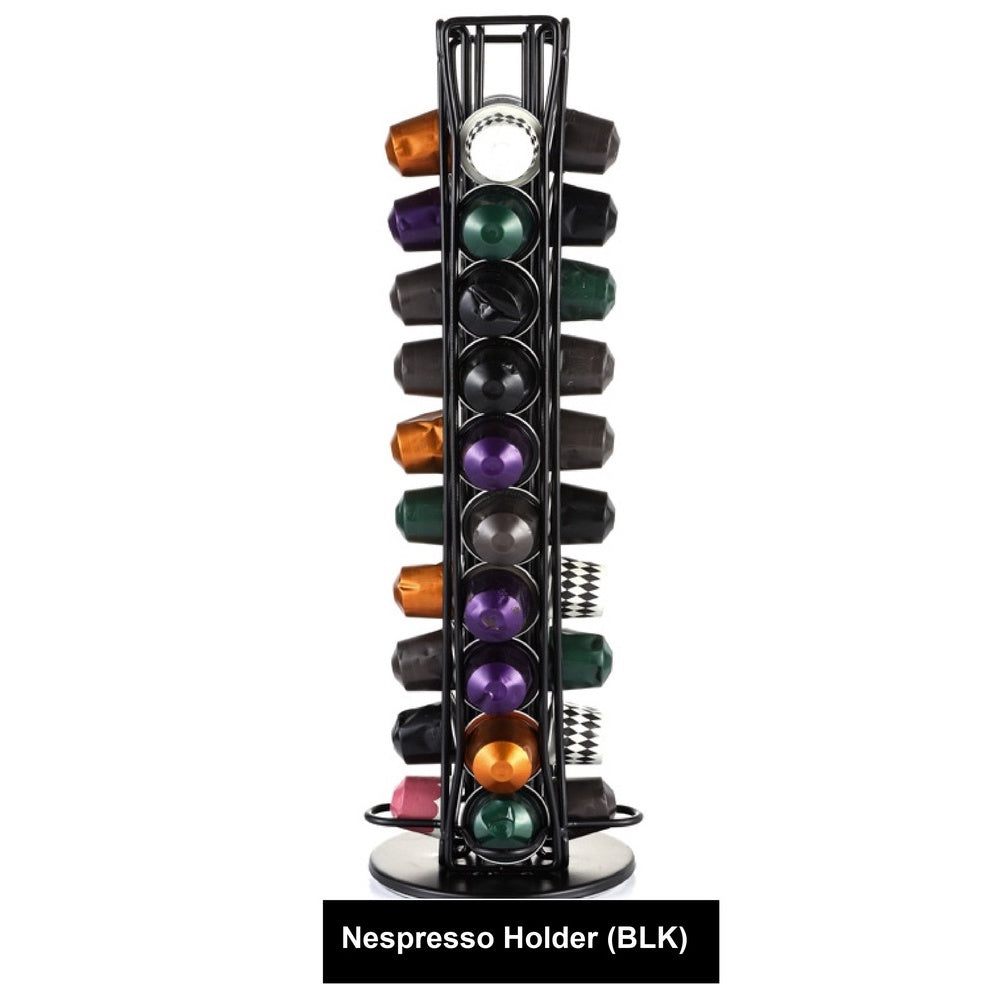 (Ready Stock)Coffee NESPRESSO Capsule Pod Holder (40 Pieces) Nescafe Dolce Gusto Pod Holder(24 Pieces) Rotatable Tower