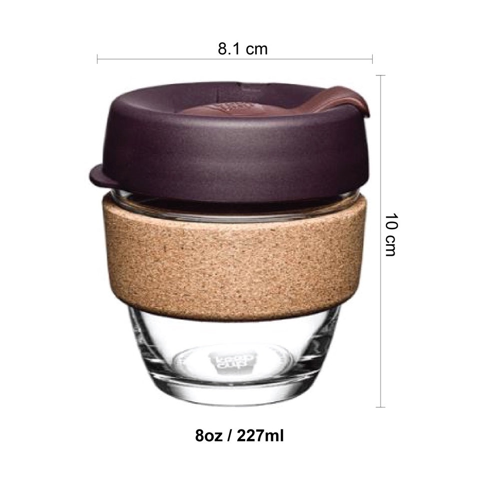 (Ready Stock)Original Keepcup Coffee Espresso Glass Reusable Cup Reusable 12oz|340ml