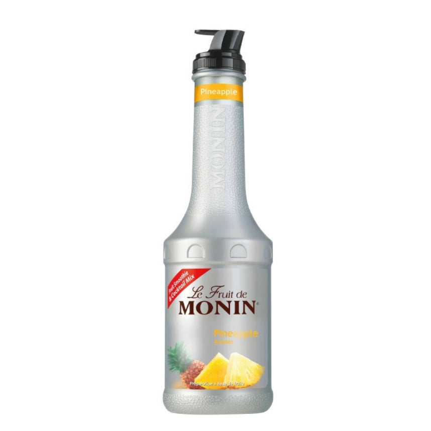 (Ready Stock)MONIN Puree Fruit Mix 1 Litre Various Flavors Strawberry Passion Fruit Peach