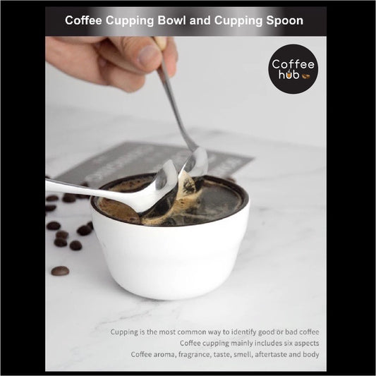 (Ready Stock)Espresso Coffee Cupping Cup Ceramics Measuring Bowl Competition 200ml