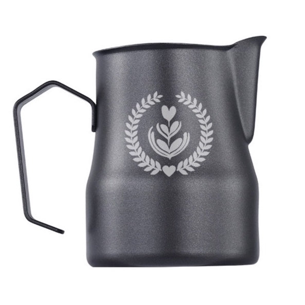 (READY STOCK)Coffee Espresso Milk Frothing Pitcher Jug Stainless Steel Eagle Spout Mouth Teflon Rainbow 500ml