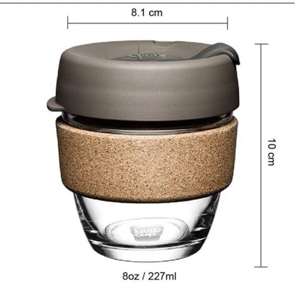 (Ready Stock)Original Keepcup Coffee Espresso Glass Reusable Cup Reusable 12oz|340ml