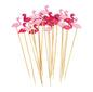 (READY STOCK)Bamboo Knot Shape Cocktail Sticks Pick Martini Drink Stick Pick Bar Buffets Cupcake Disposable 100pcs