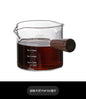 (Ready Stock)Coffee Espresso Shot Glass Double Mouthed Heat Resistance with Measuring Line 30ml 60ml 75ml