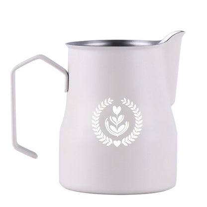 (READY STOCK)Coffee Espresso Milk Frothing Pitcher Jug Stainless Steel Eagle Spout Mouth Teflon Rainbow 500ml