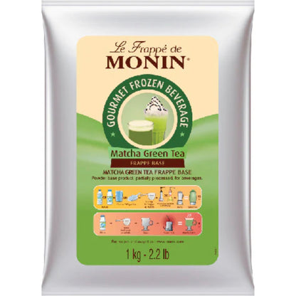 (Ready Stock)MONIN Frappe Base Powder Chocolate Matcha Green Tea Yoghurt 1kg