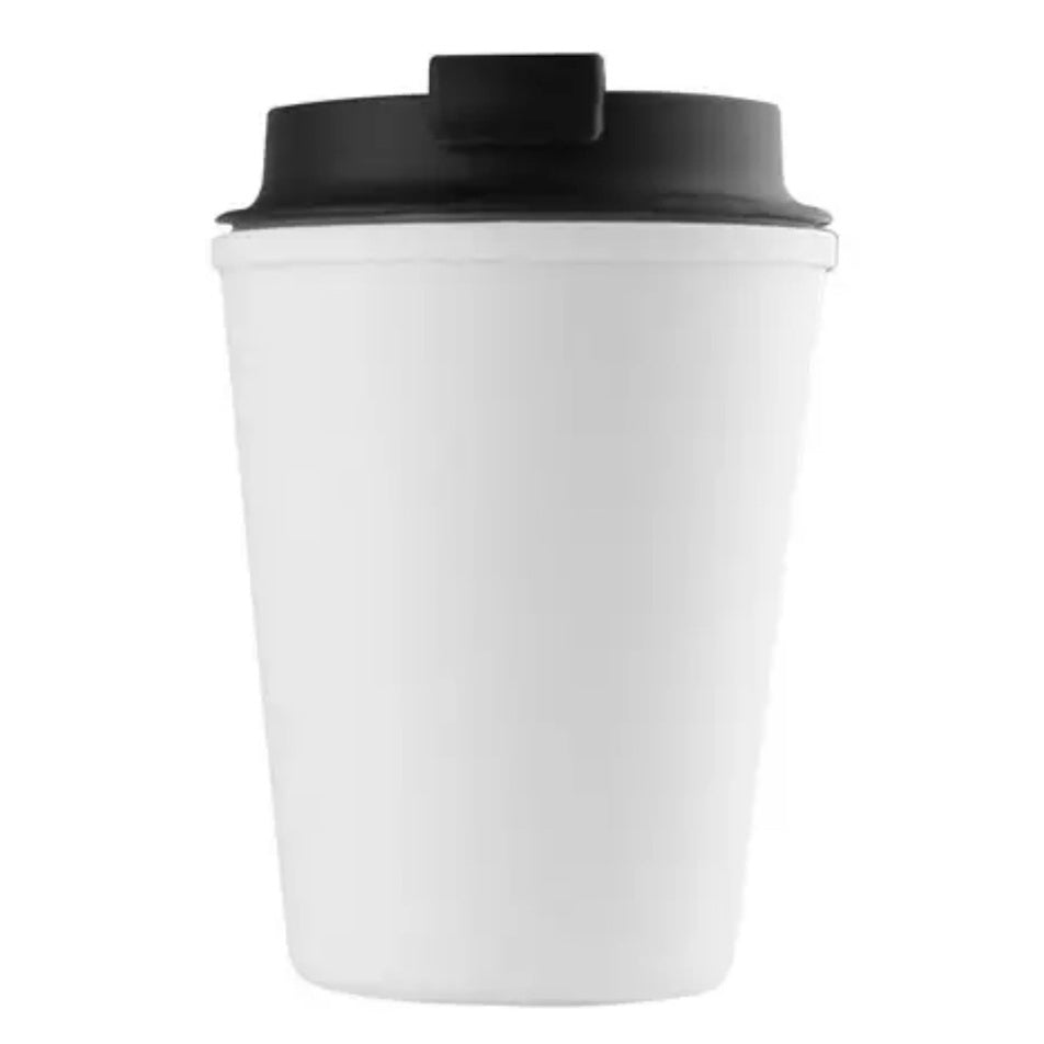 (READY STOCK)Espresso Coffee Thickened Portable Coffee Cup Leakproof Double Wall Heat Resistant Reusable 350ml