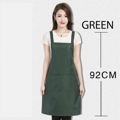 (READY STOCK)Cafe Barista Kitchen Apron Waterproof Oilproof Unisex With Two Waist Pocket Various Cols