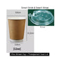 (Ready Stock)Coffee Tea Paper Cup High End Double Wall Heat Insulation Disposable  With Lid 8oz 12oz 16oz(±50pcs/bag))