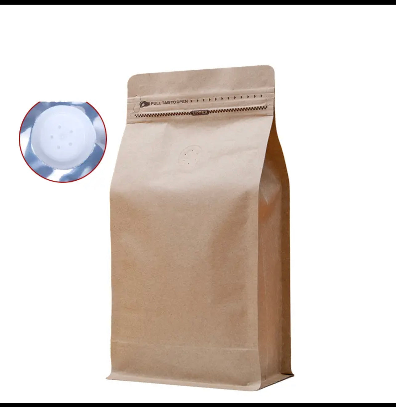 (READY STOCK)Coffee Bag Aluminium Foil Packaging Bag With Air Valve Sealed Food Powder Tea Powder Nuts Storage Airtight