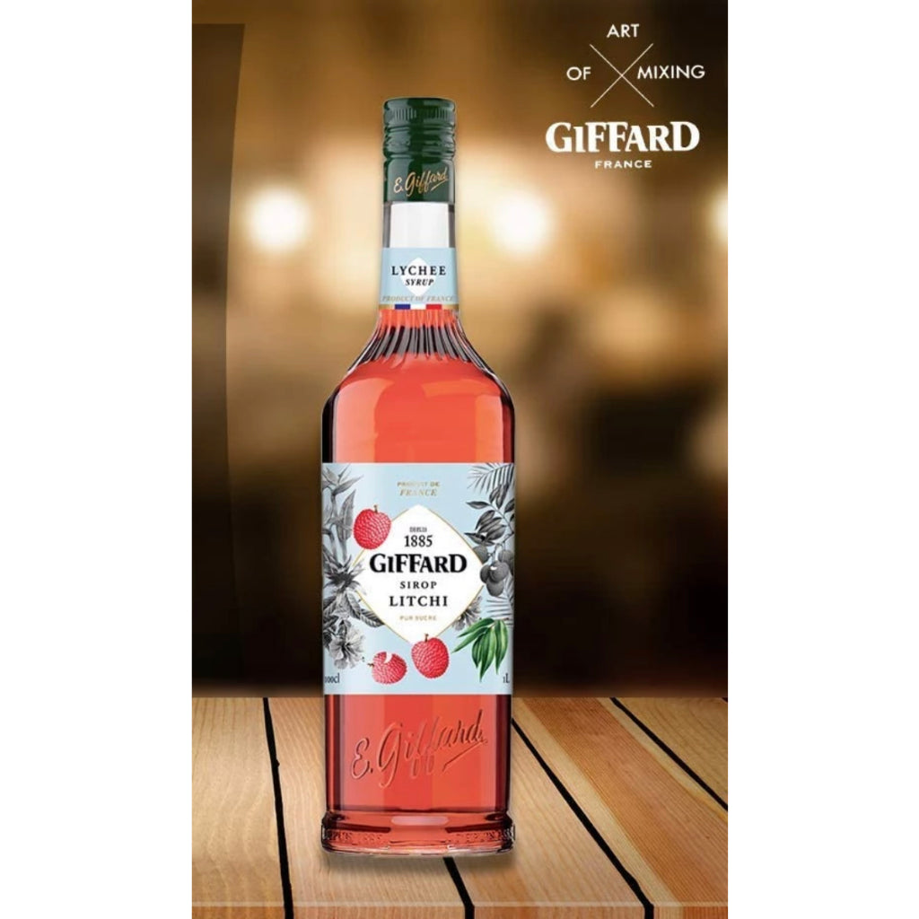 (Ready Stock)GIFFARD France Syrups Fruits Plant Base 1Litre