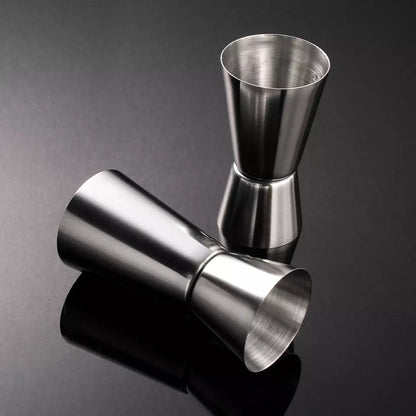 (Ready Stock)Cocktail Jigger Stainless Steel / PC Resin Measure Tools Bar Drink Mixer Dual Head Design Various Size