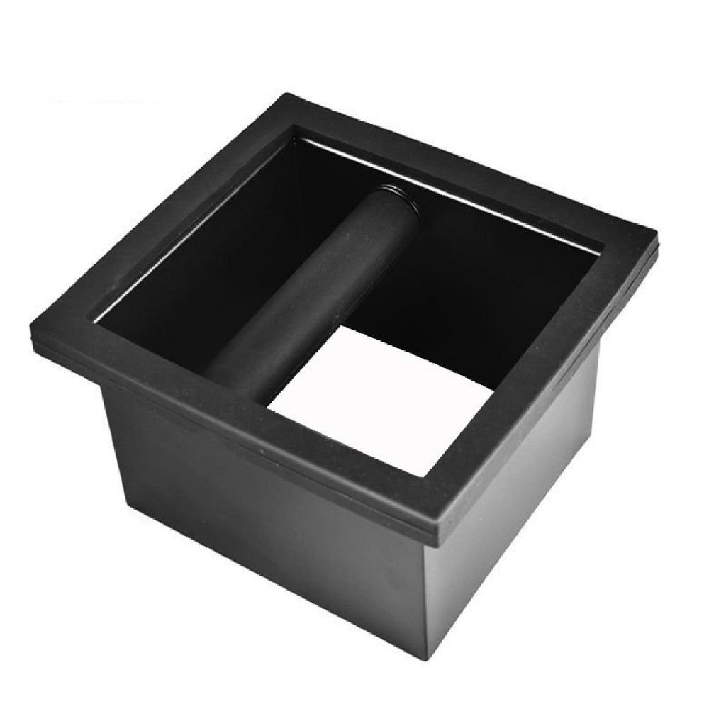 (Ready Stock)Black Compact Embedded Espresso Knock Box Coffee Drawer Sturdy For Household Restaurant Kitchen