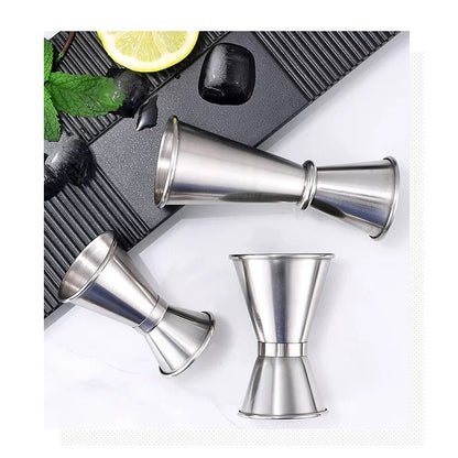 (Ready Stock)Cocktail Jigger Stainless Steel / PC Resin Measure Tools Bar Drink Mixer Dual Head Design Various Size