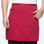 (READY STOCK)Cafe Barista Kitchen Apron Waterproof Oilproof Unisex With Two Waist Pocket Various Cols