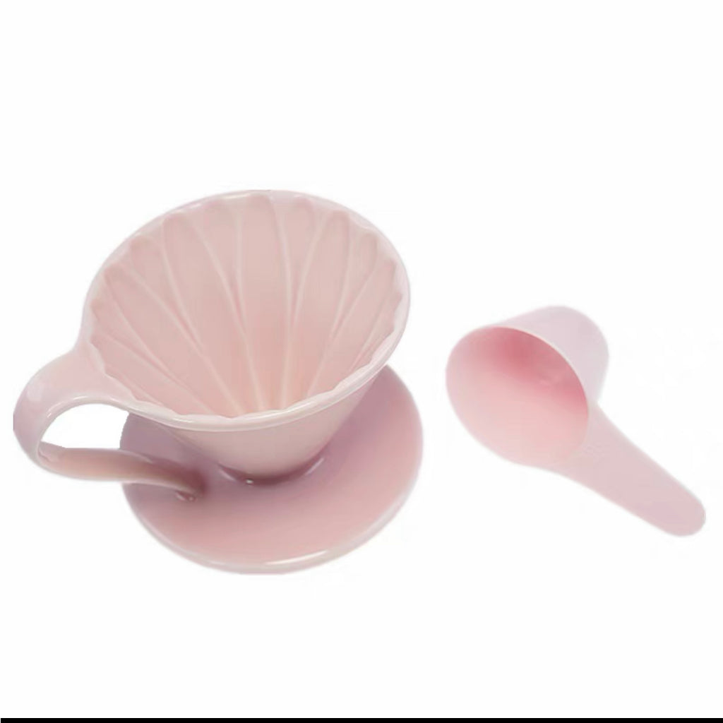 (Ready Stock)CAFEC Japan Arita Ware Flower Dripper Ceramic Pour Over