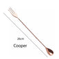 (Ready Stock)Cocktail Bar Spoon Double Head Cum Fork Bullet Head For Mixing Swizzle Stick 26cm 32cm Length