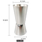 (Ready Stock)Cocktail Jigger Stainless Steel / PC Resin Measure Tools Bar Drink Mixer Dual Head Design Various Size