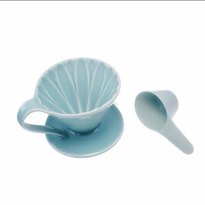 (Ready Stock)CAFEC Japan Arita Ware Flower Dripper Ceramic Pour Over