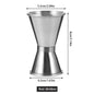 (Ready Stock)Cocktail Jigger Stainless Steel / PC Resin Measure Tools Bar Drink Mixer Dual Head Design Various Size